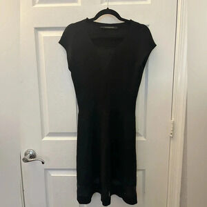 Thakoon black wool dress L